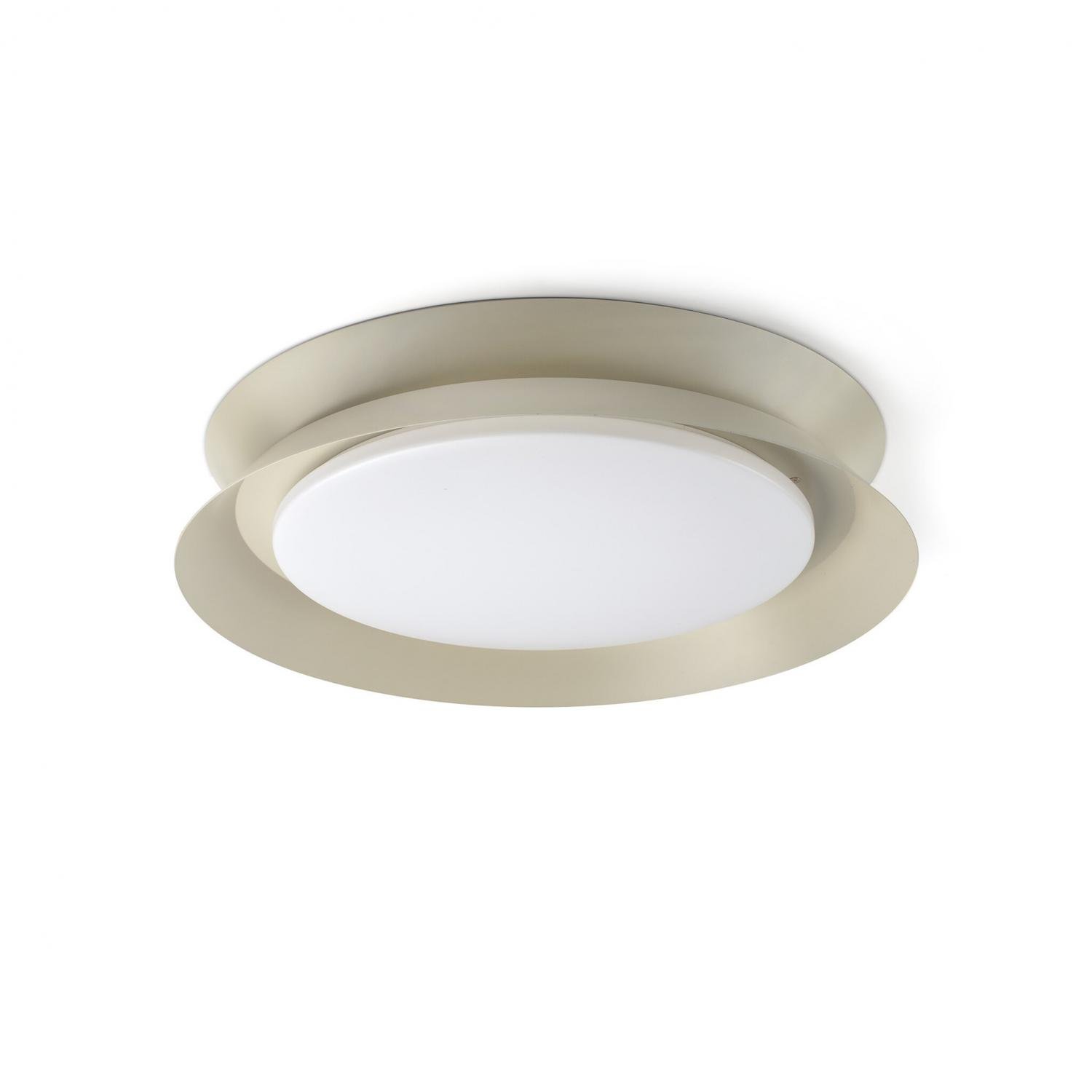 Levně FARO 20092 TENDER Grey ceiling lamp 2700K - FARO