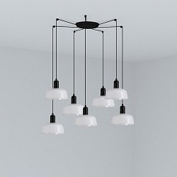 Obrázek pro produkt TATAWIN S závěsné svítidlo 7x žárovka, bílá - FARO