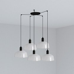 Obrázek pro produkt TATAWIN M závěsné svítidlo 5x žárovka, bílá - FARO