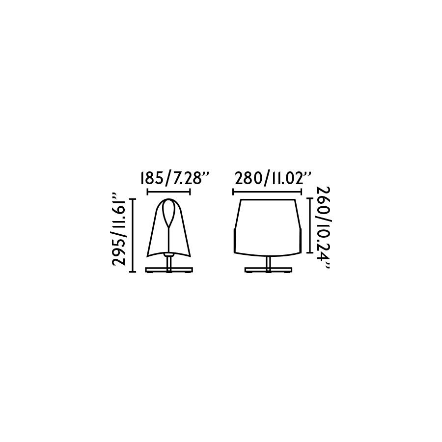 FARO 23001-58 LUANG S stolní lampa, černá/hnědá - FARO (obrázek 6)