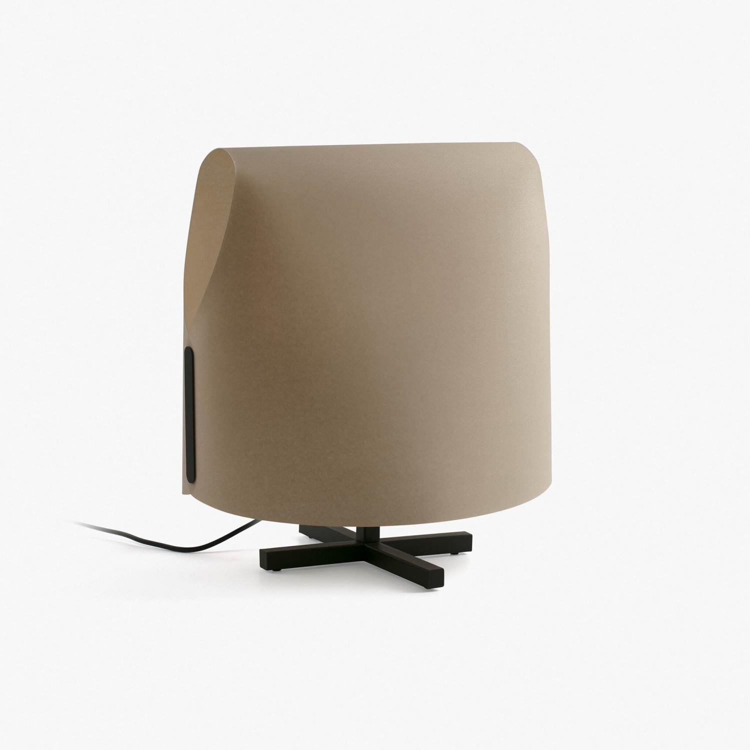 Levně FARO 23002-58 LUANG M stolní lampa, černá/hnědá - FARO