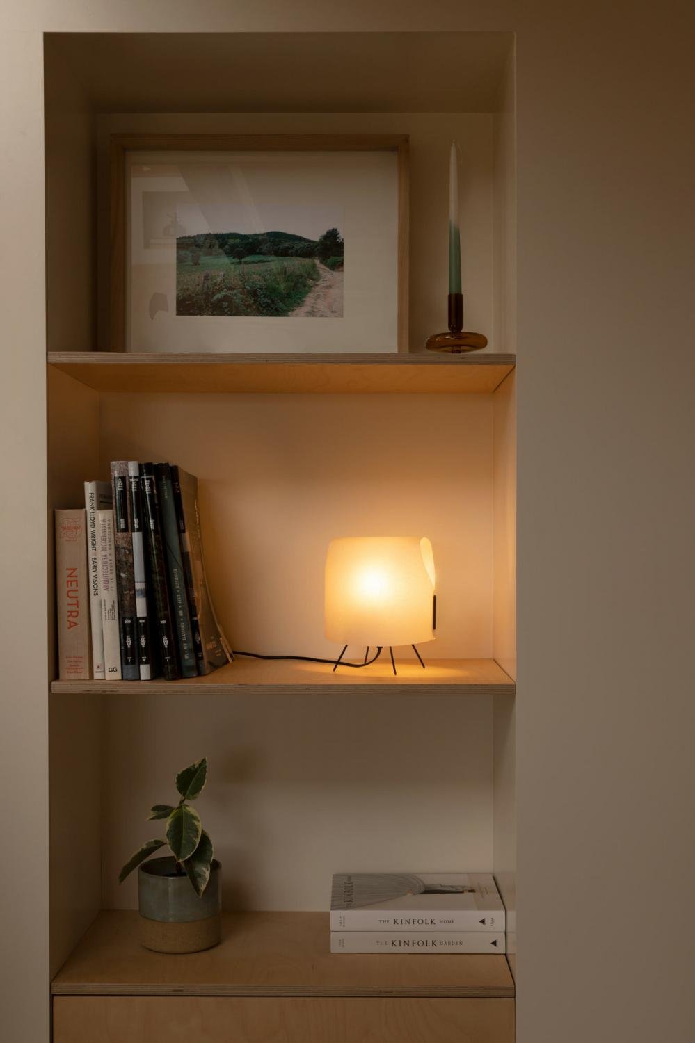 FARO 23066 LUANG XS stolní lampa, černá/hnědá - FARO (obrázek 4)