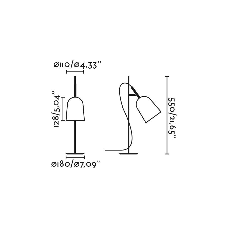 FARO 28252 STUDIO stolní lampa, bílá - FARO (obrázek 6)