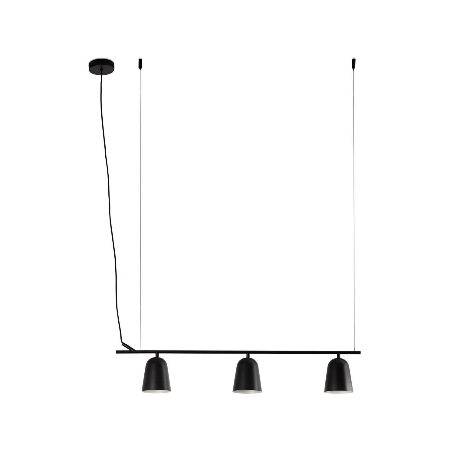 Levně FARO 28266 STUDIO Lineal lineární závěsné svítidlo, černá - FARO