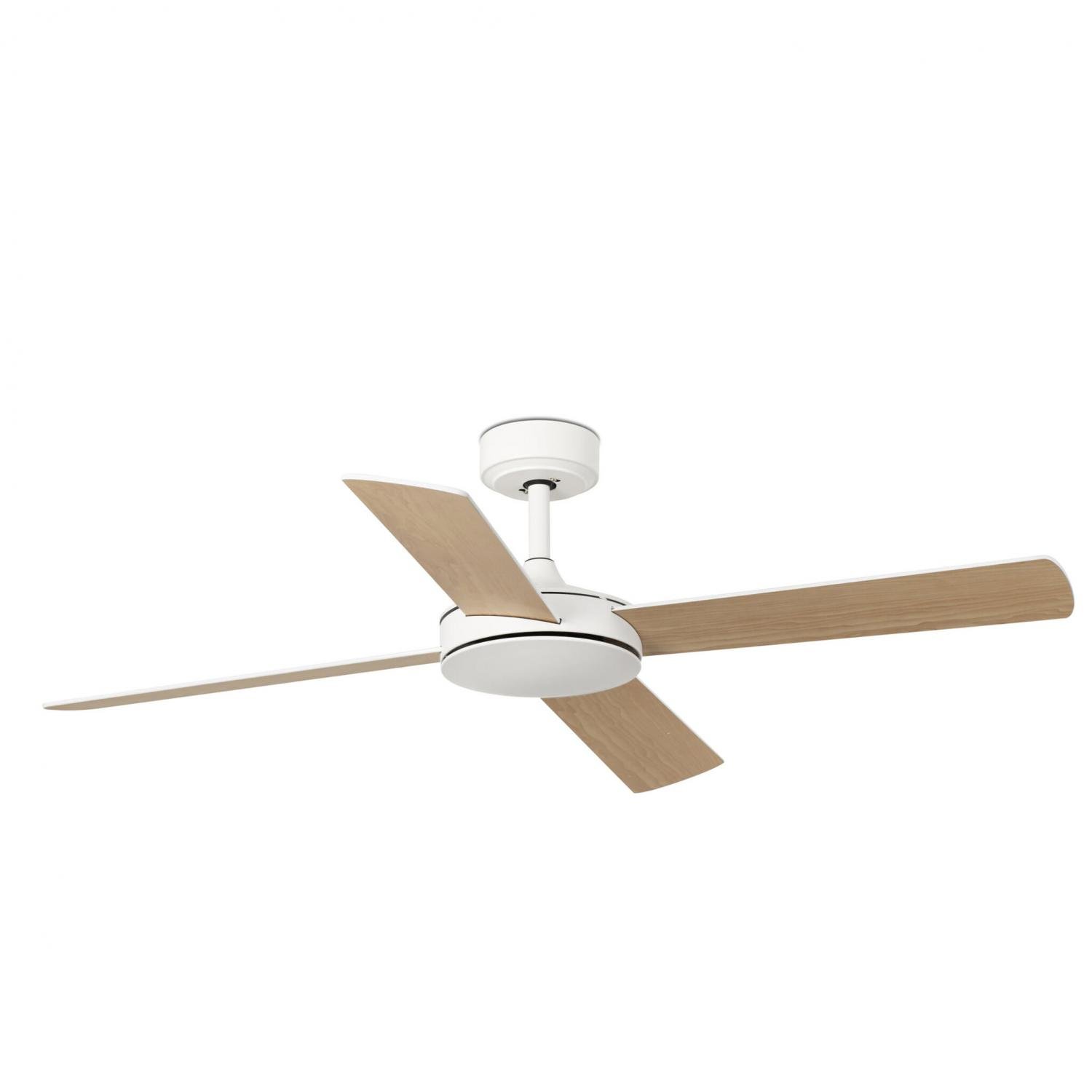 FARO 33350DC MALLORCA L stropní ventilátor, bílá/javor - FARO