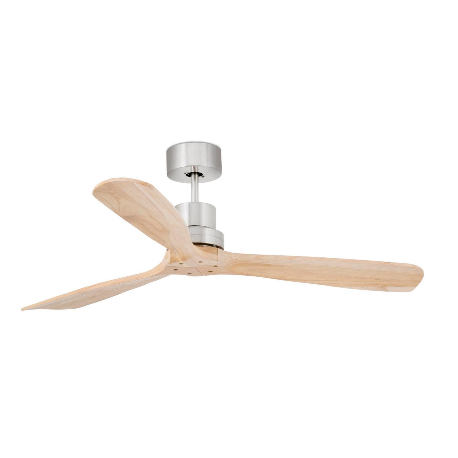Levně FARO 33373DC LANTAU L stropní ventilátor, matný nikl/borovice s DC motorem - FARO