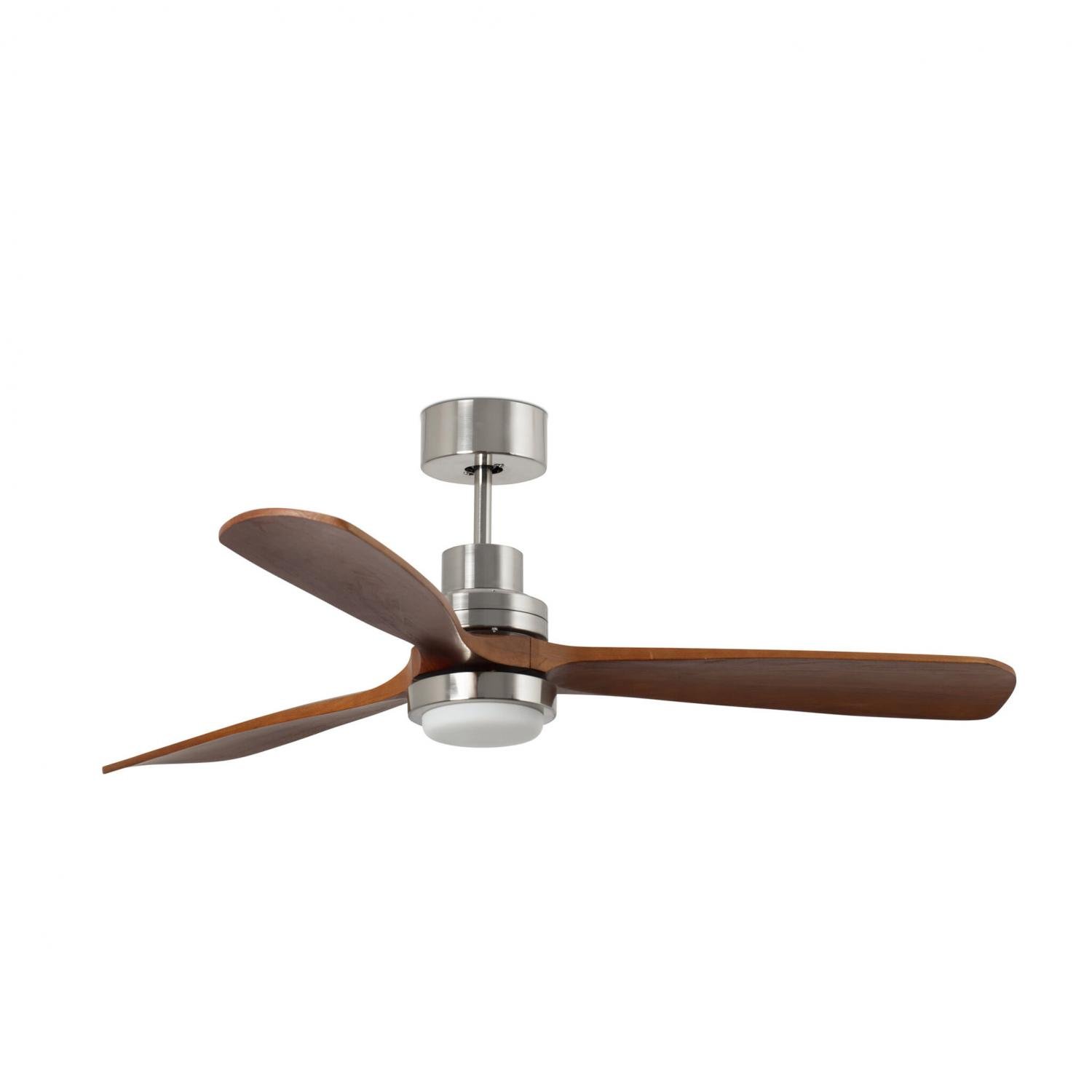 FARO 33463DC LANTAU XL LED stropní ventilátor, matný nikl s DC motorem - FARO