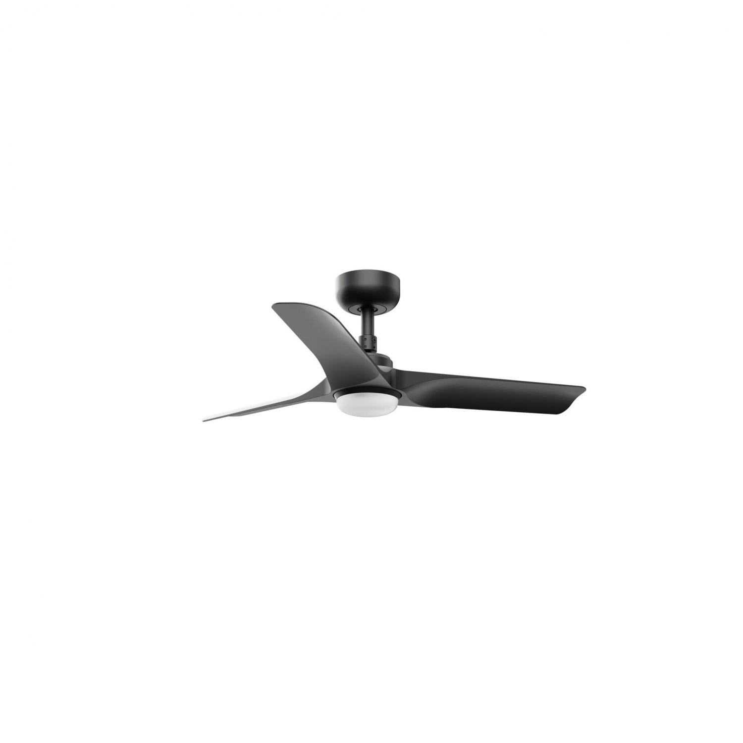 Levně FARO 33825-1TW HEY S LED stropní ventilátor, černá - FARO