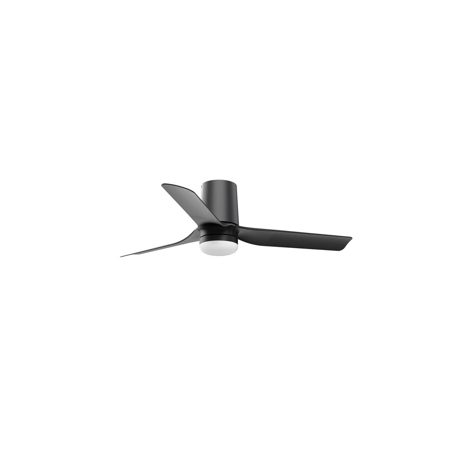 Levně FARO 33834-1TW MINI PUNT TUB S LED stropní ventilátor, černá s DC motorem - FARO