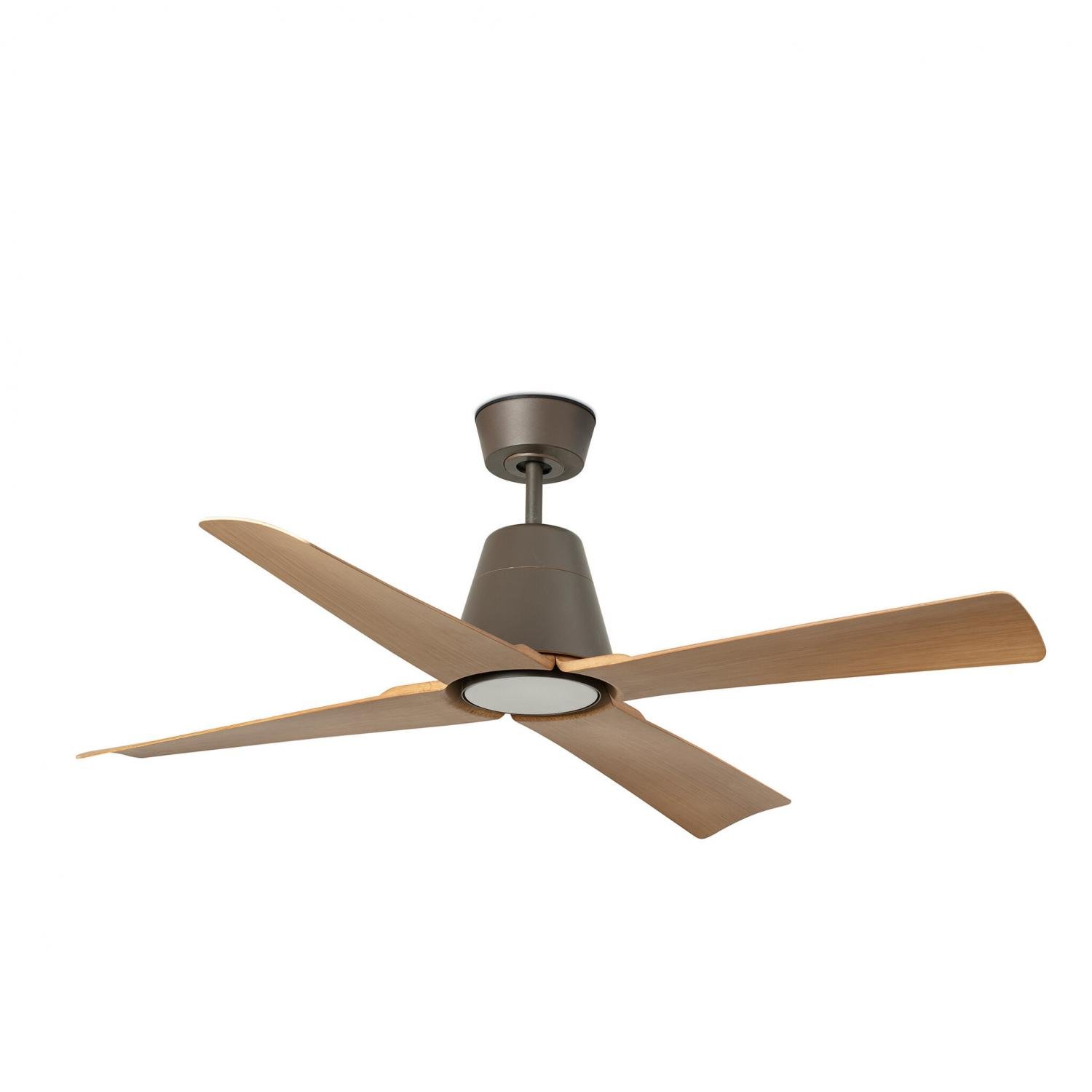 Levně FARO 34106-130 TYPHOON M LED LED stropní ventilátor, hnědá/dřevo - FARO