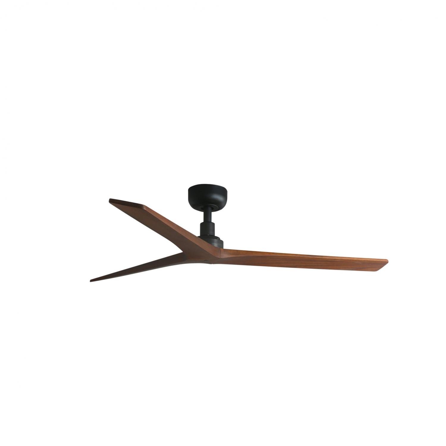 FARO 34277 KLIM M stropní ventilátor, černá/ořech - FARO