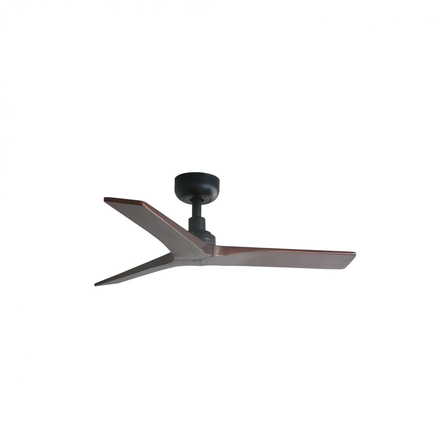 FARO 34278 KLIM S stropní ventilátor, černá/ořech - FARO