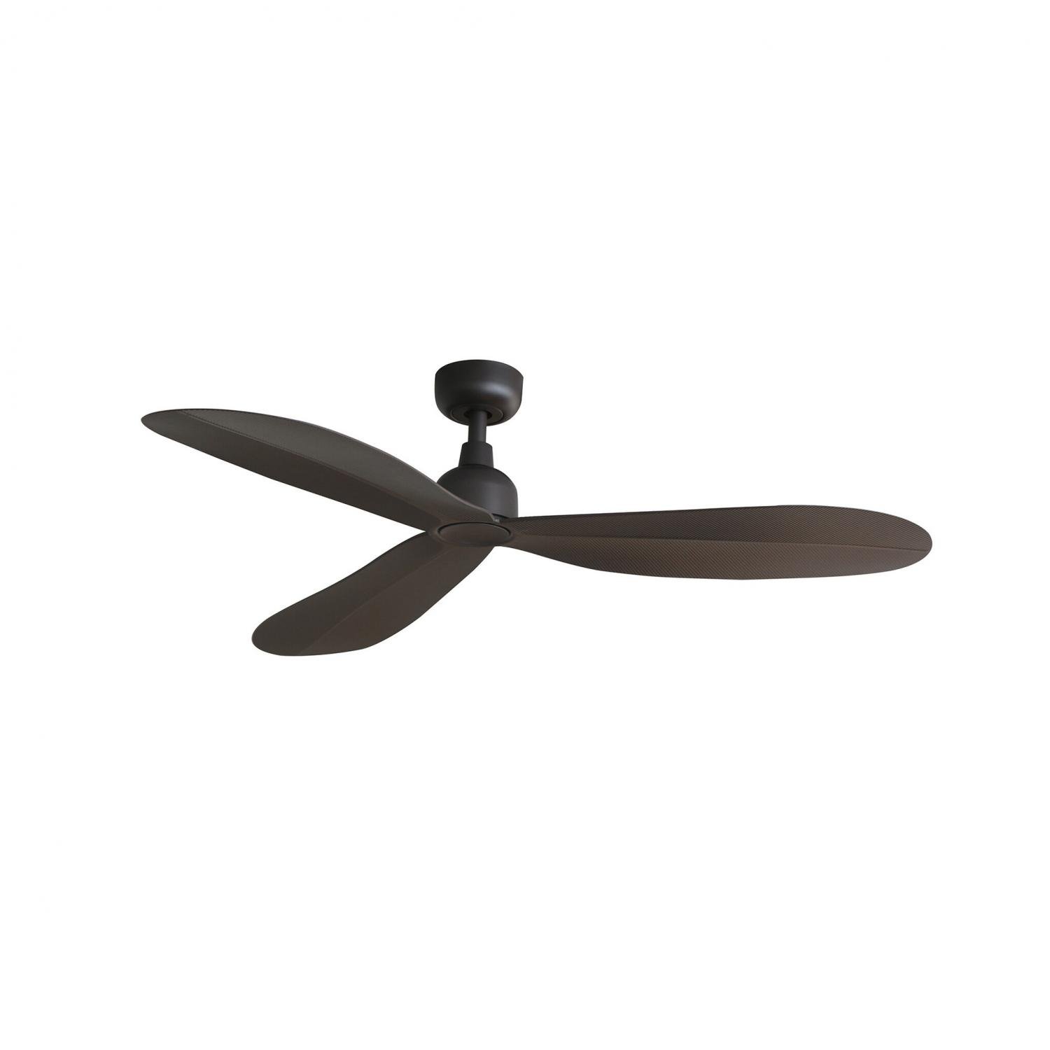 Levně FARO 34301 PALMA M stropní ventilátor, hnědá s IP44 motorem - FARO