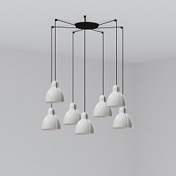Obrázek pro produkt VENICE závěsné svítidlo 7x žárovka, bílá - FARO