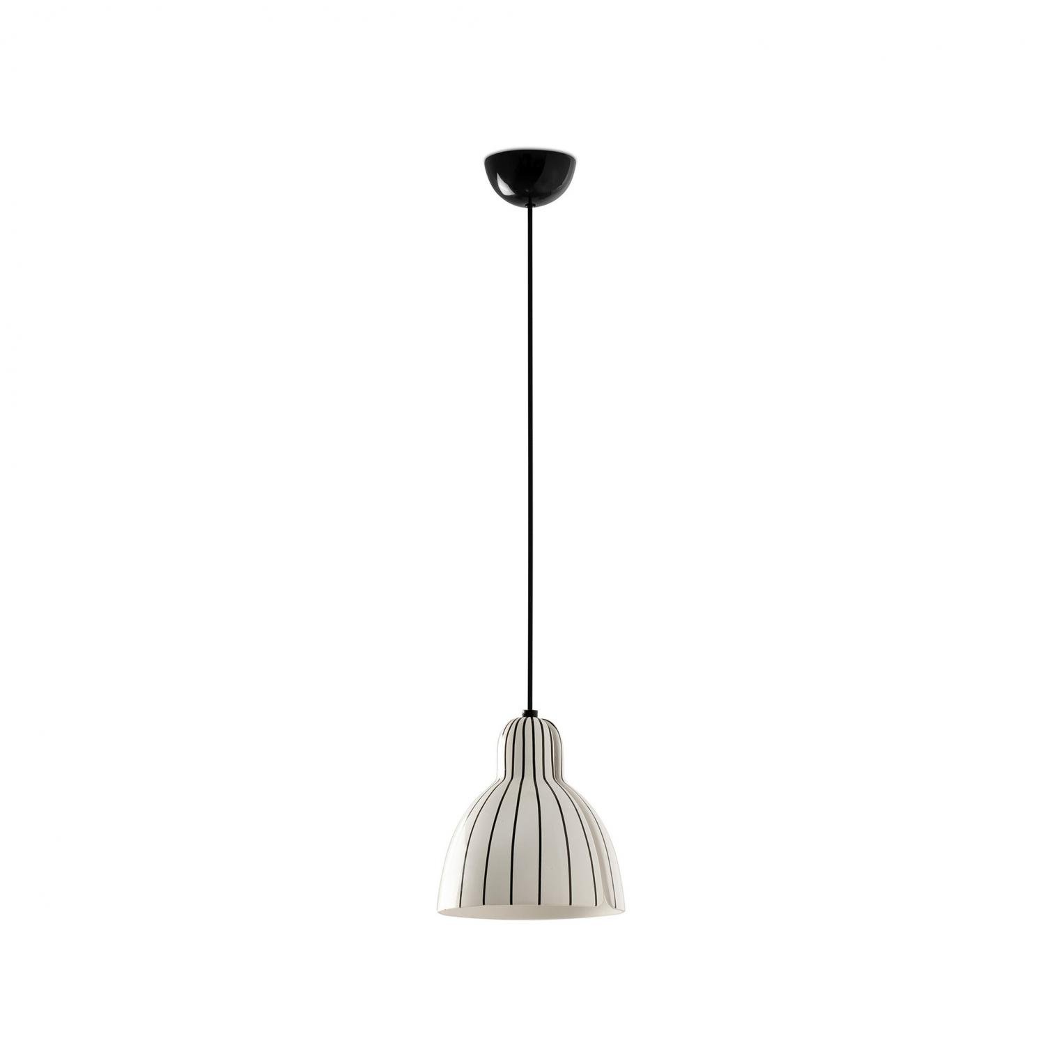 Levně FARO 64255-127 VENICE 200 závěsné svítidlo, bílá s pruhy - FARO