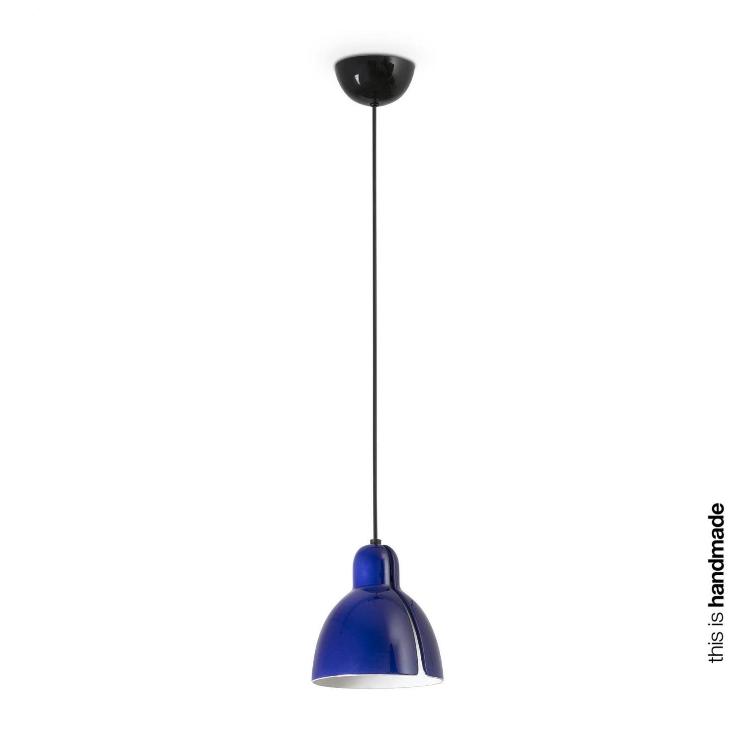 Levně FARO 64259 VENICE závěsné svítidlo, kobaltová modrá - FARO