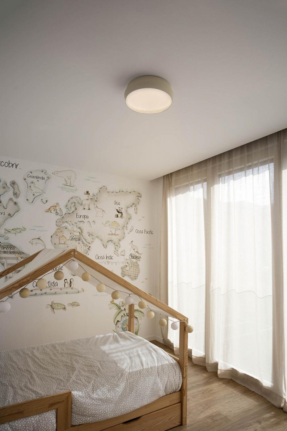 FARO 64280 SHOKU 350 nástěnné a stropní svítidlo, šedá - FARO (obrázek 3)