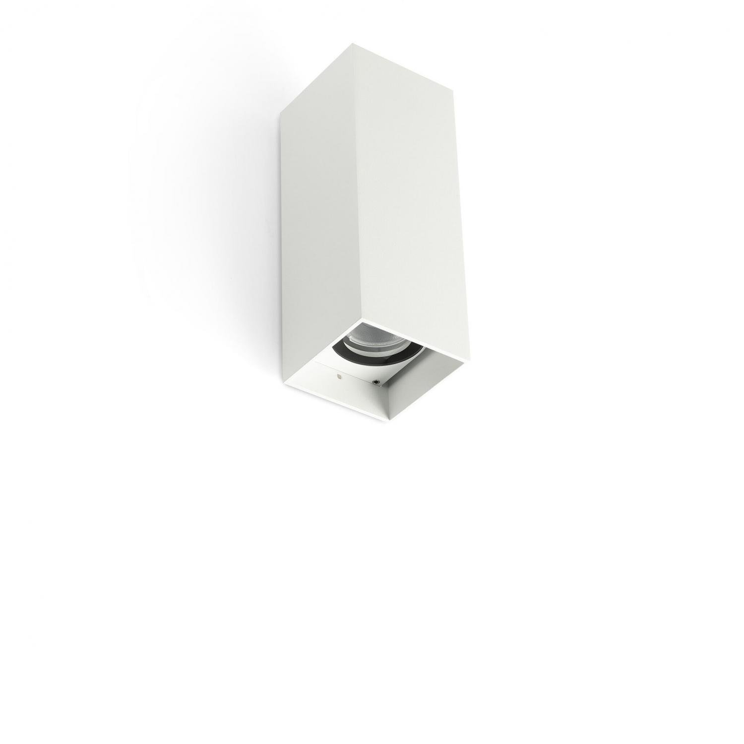 Levně FARO 71793-126 KOV 2L nástěnné svítidlo hranaté, bílá 2700K 34°/14° - FARO