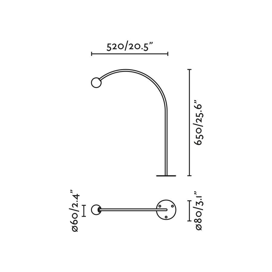 FARO 75558 CUCA 650 stojací lampa, černá 24V - FARO (obrázek 4)