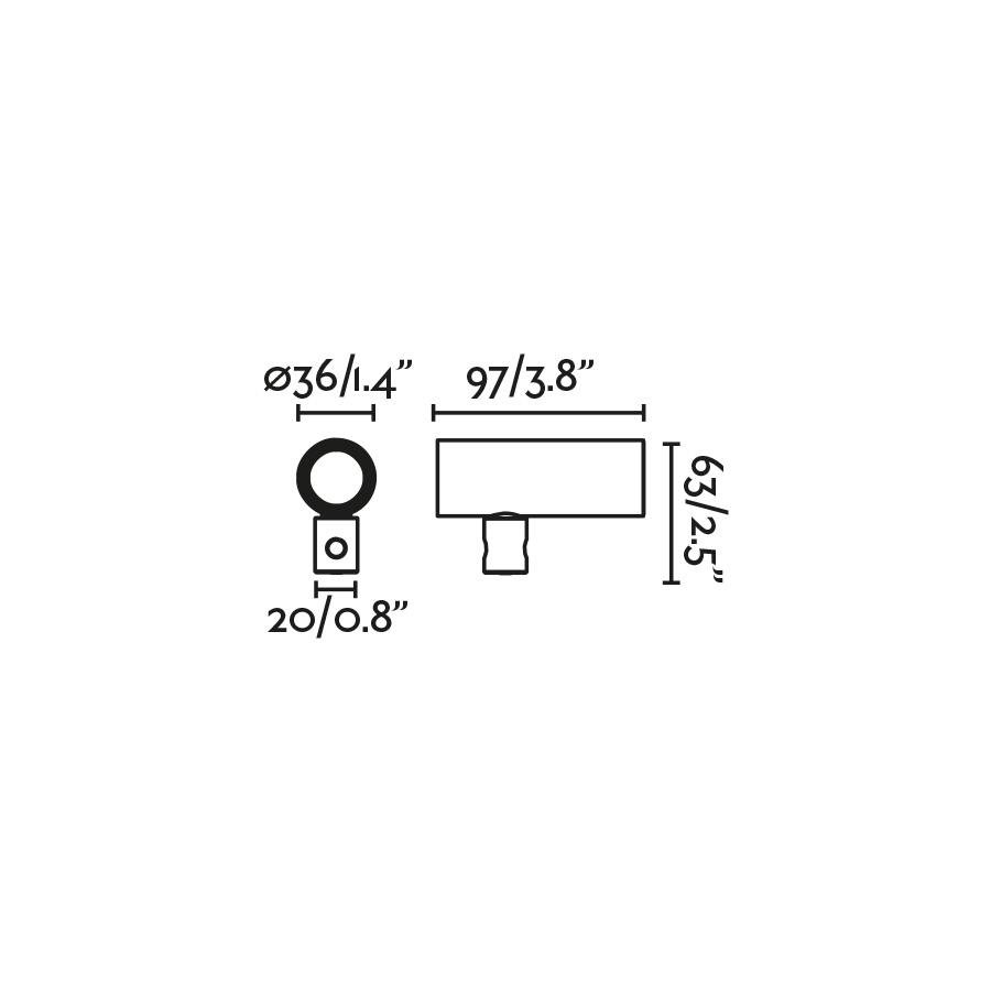 FARO 75702-231 CLAP bodové svítidlo, černá 6W 3000K 15° - FARO (obrázek 3)