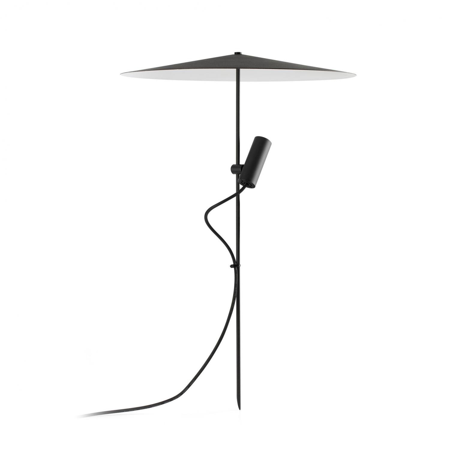 Levně FARO 75708-233PDR CLAP 630 lampa se zápichem, černá 6W 3000K 38st. se stínítkem - FARO