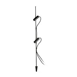 Obrázek pro produkt CLAP 1030 lampa se zápichem, černá 2x6W 3000K 38st. 24V - FARO