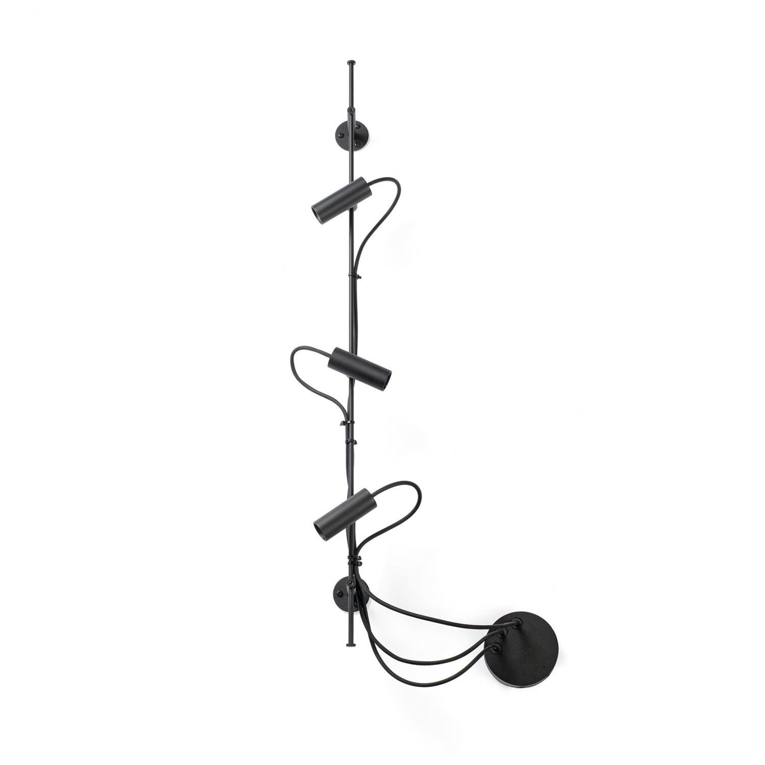 Levně FARO 75712-233 CLAP lineární nástěnné a stropní svítidlo, černá 3x6W 3000K 38st. - FARO