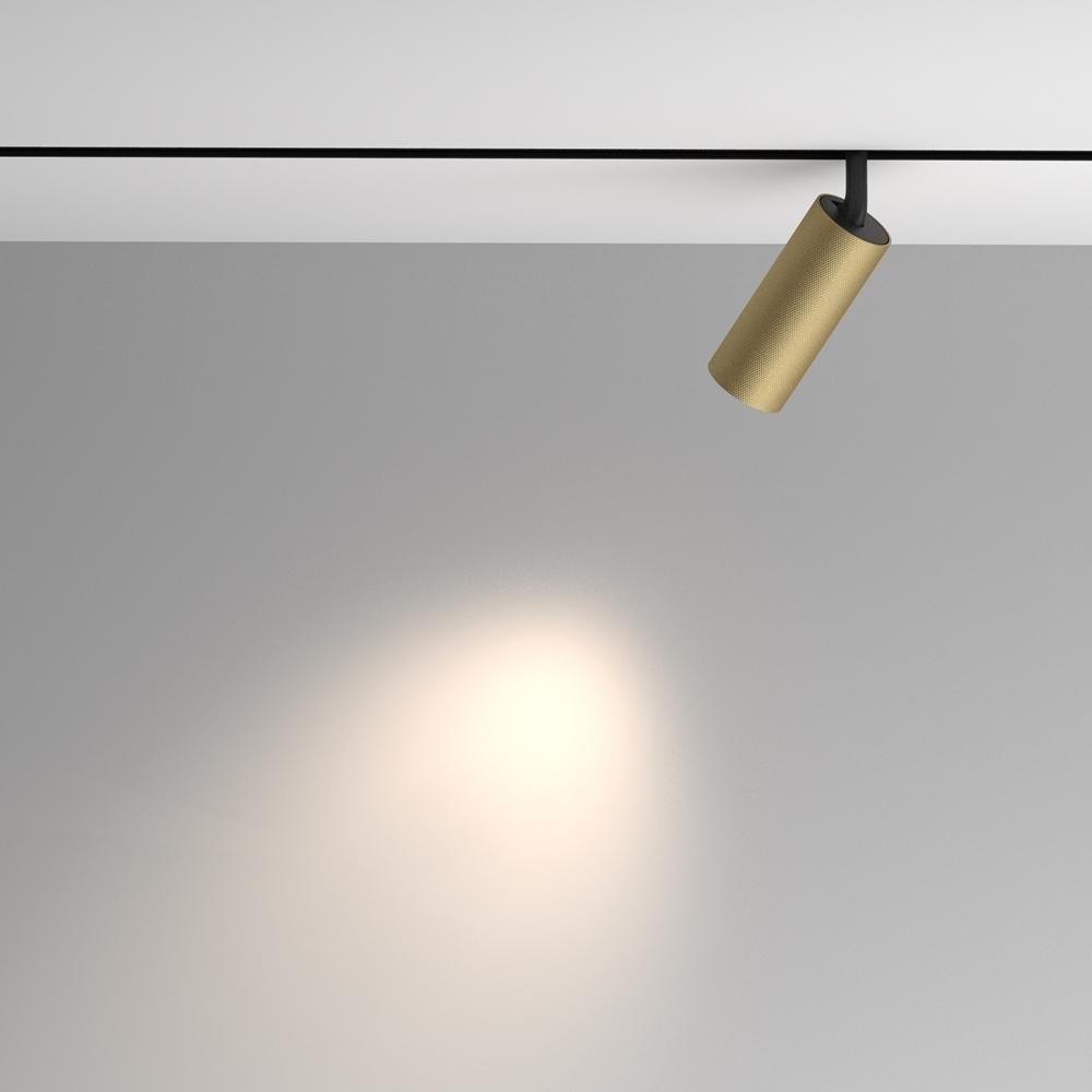 M TR097-2-12W4K-M-BMG Svítidlo pro kolejnicový systém Artisan 4000K 12W studená bílá černá/zlatá hliník magnetický systém Exility - MAYTONI (obrázek 5)