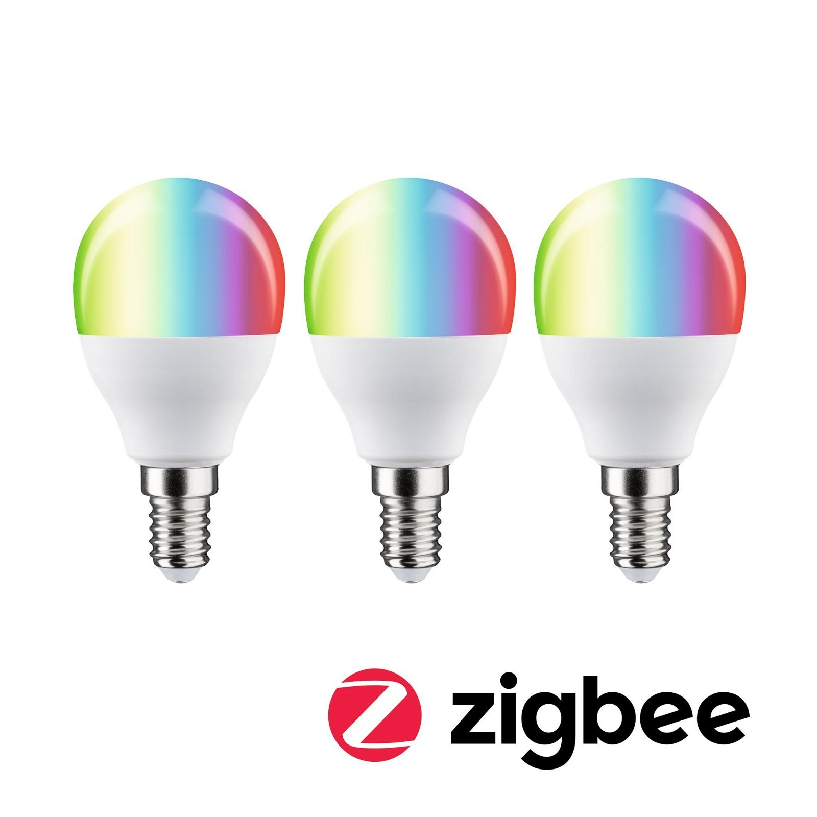 P 29154 Standard 230V Smart Home Zigbee 3.0 LED kapka E14 3x5W RGBW+ stmívatelné mat - PAULMANN