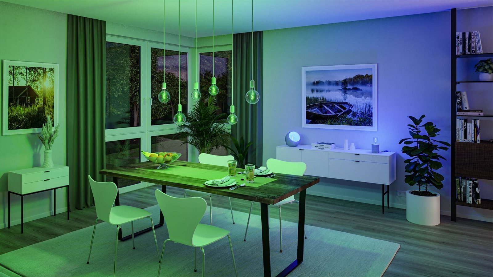 P 29163 Filament 230V Smart Home Zigbee 3.0 LED žárovka E27 3x6,3W RGBW+ stmívatelné zlatá - PAULMANN (obrázek 4)