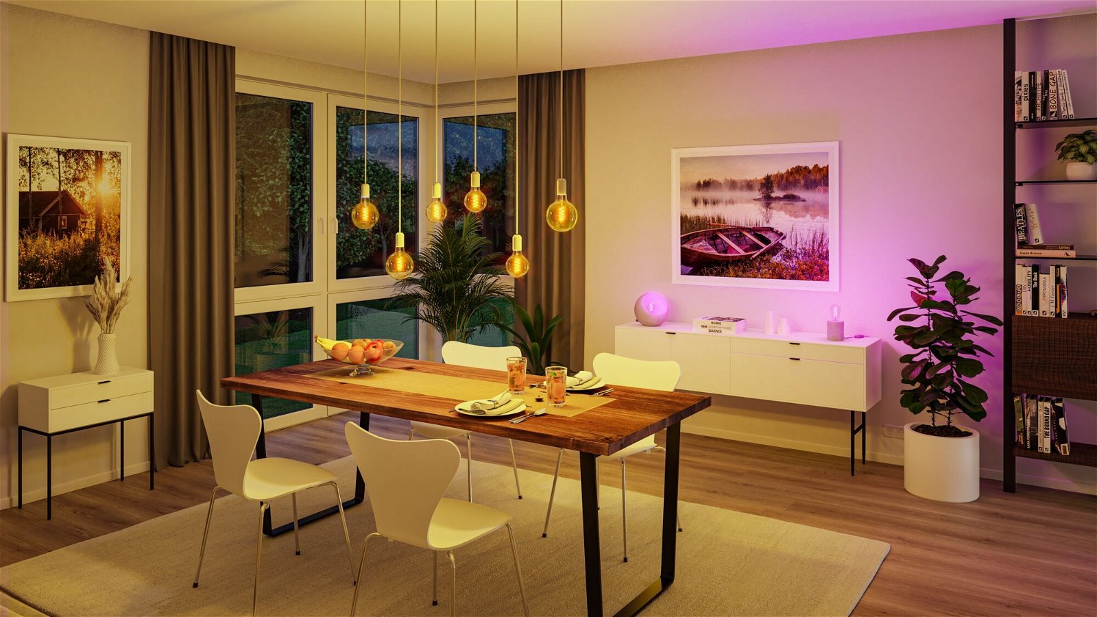 P 29163 Filament 230V Smart Home Zigbee 3.0 LED žárovka E27 3x6,3W RGBW+ stmívatelné zlatá - PAULMANN (obrázek 5)