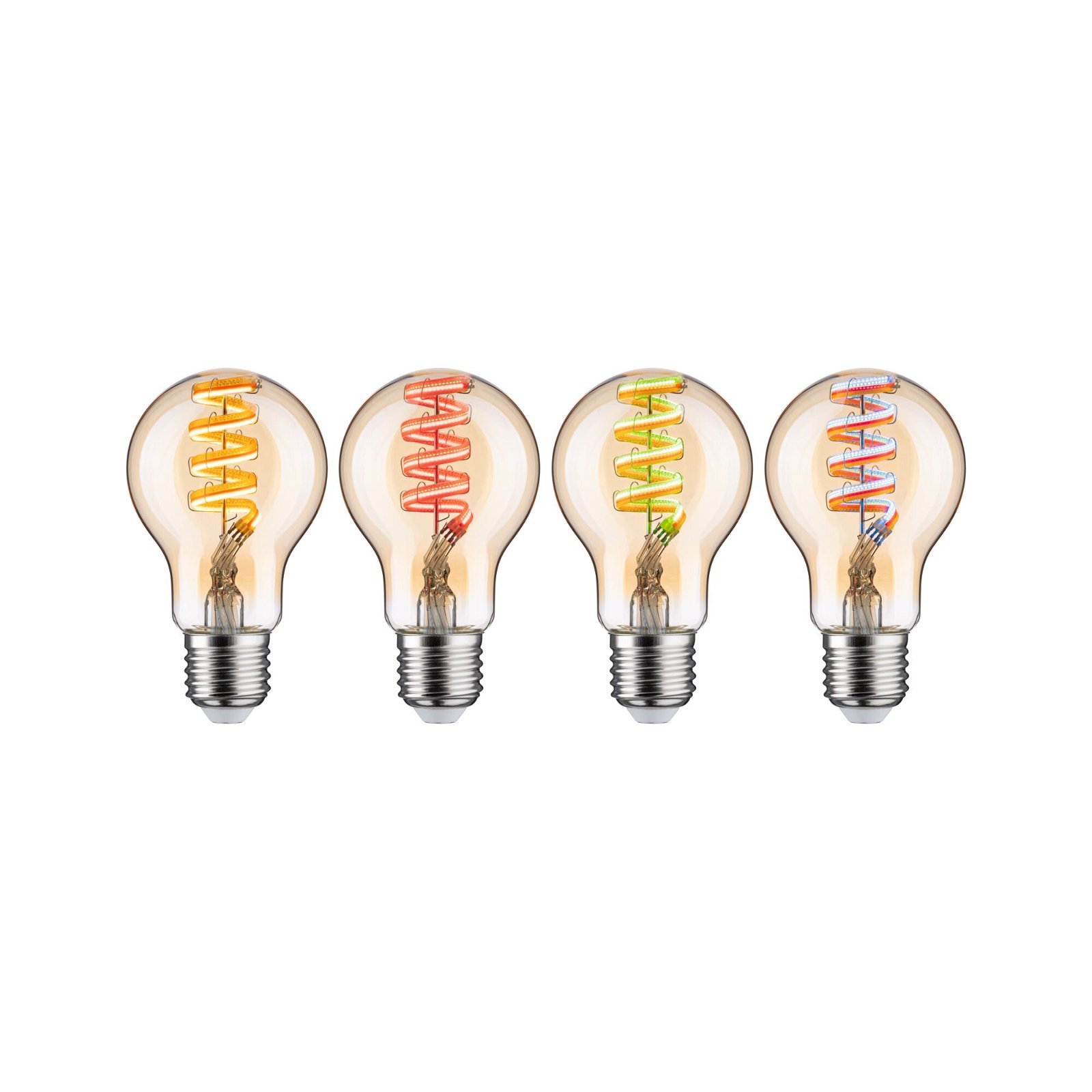 P 29163 Filament 230V Smart Home Zigbee 3.0 LED žárovka E27 3x6,3W RGBW+ stmívatelné zlatá - PAULMANN (obrázek 6)