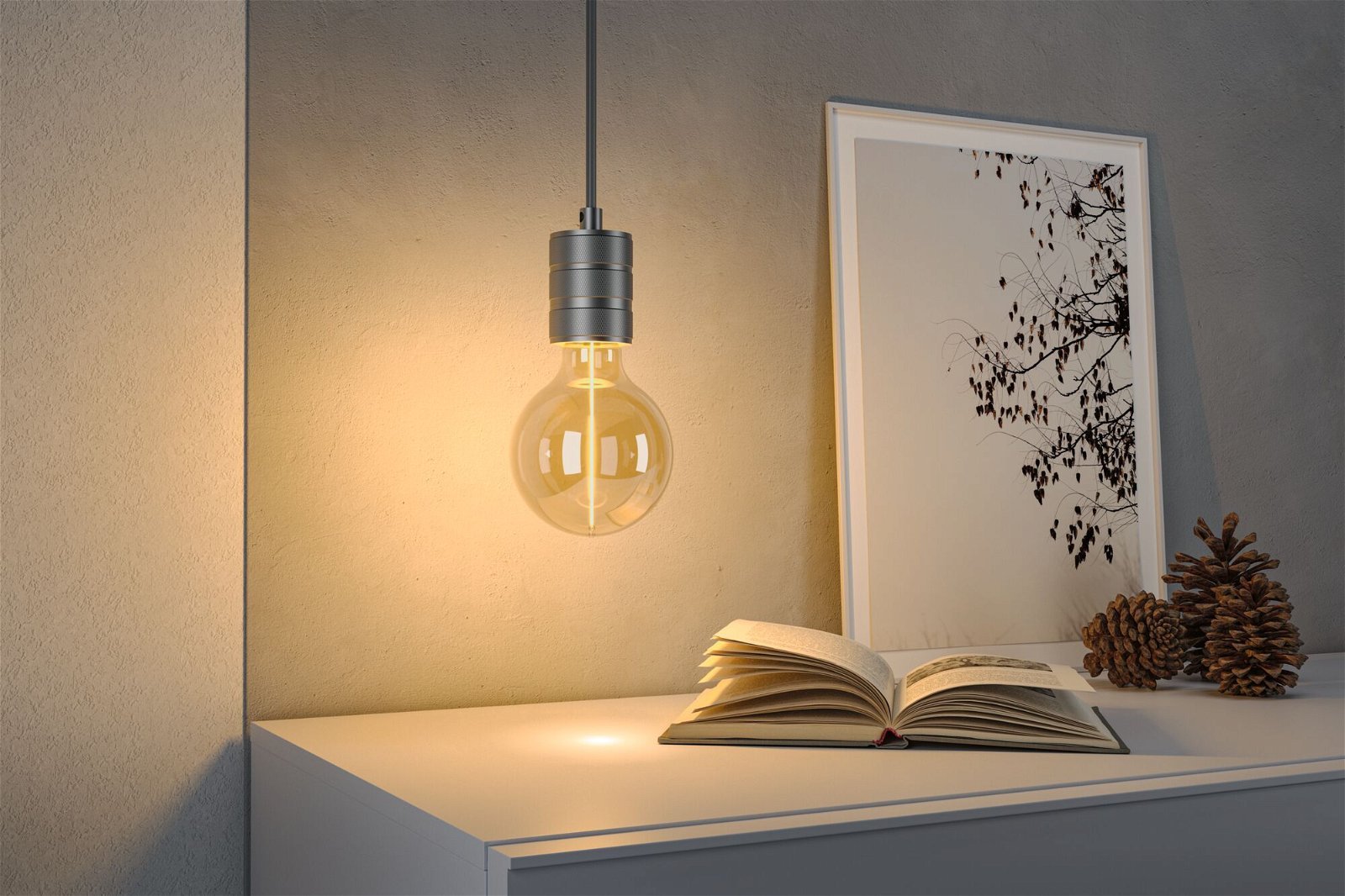 P 29186 Floating Shine Standard 230V LED Globe E27 2,8W 1800K zlatá - PAULMANN (obrázek 3)