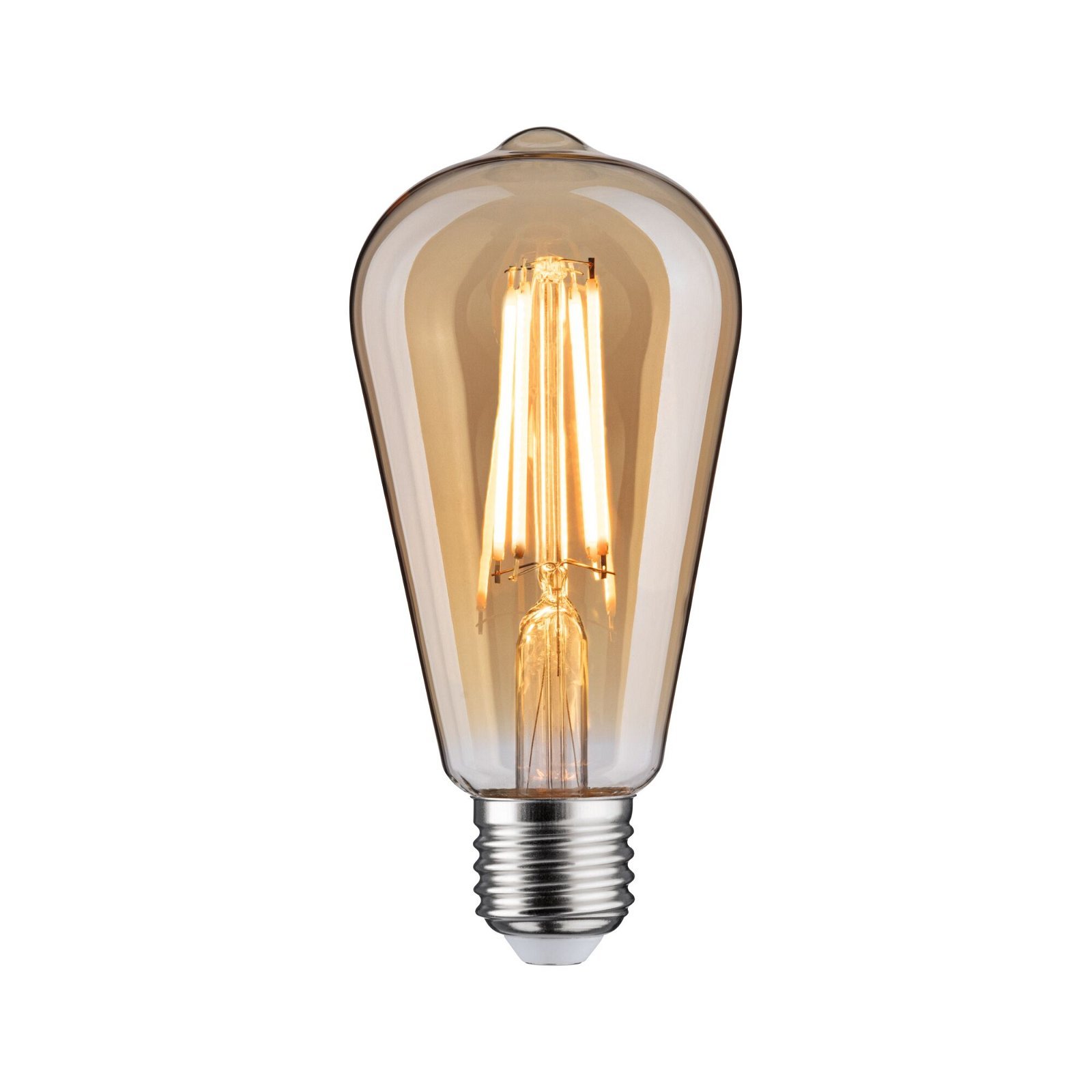 P 29188 1879 Filament 230V 3-krokové-stmívatelné LED žárovka Rustika E27 3 Step Dim 6W 1800K stmívatelné zlatá - PAULMANN