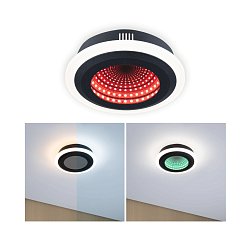 Obrázek pro produkt LED stropní svítidlo Spaceglow RGB+ 230V 14W černá mat - PAULMANN