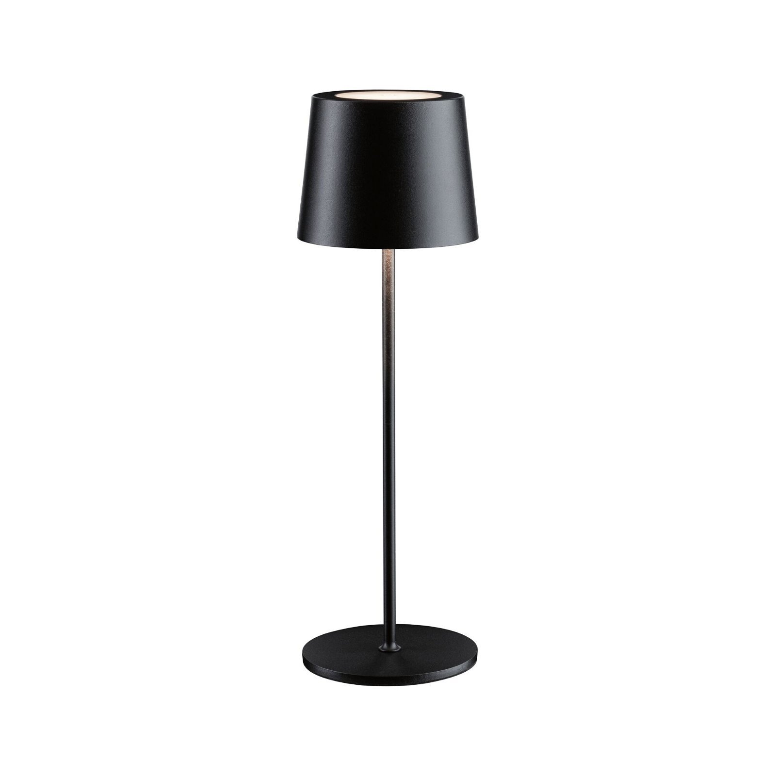 P 76996 Nabíjecí bateriové svítidlo Gilo IP44 2700K černá mat - PAULMANN