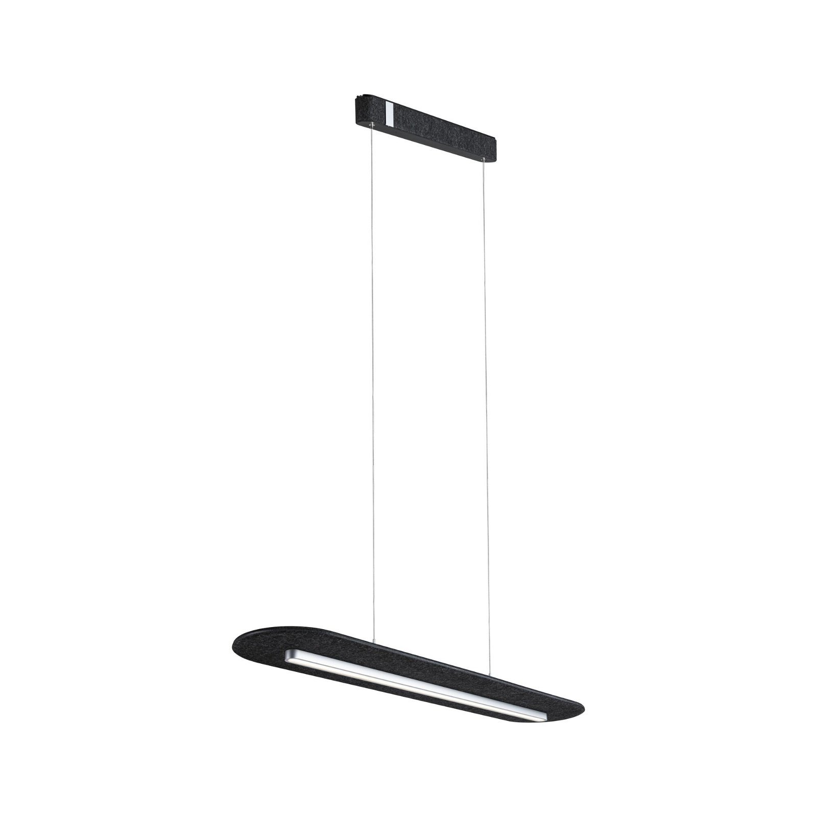 P 79989 LED závěsné svítidlo 3-krokové-stmívatelné Tulga akustické 27W antracit - PAULMANN