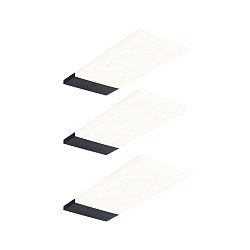 Obrázek pro produkt LED podskříňkové svítidlo Bredo s čidlem 3ks sada 3000K 3x2,5W 80x190mm 230/12V černá - PAULMANN