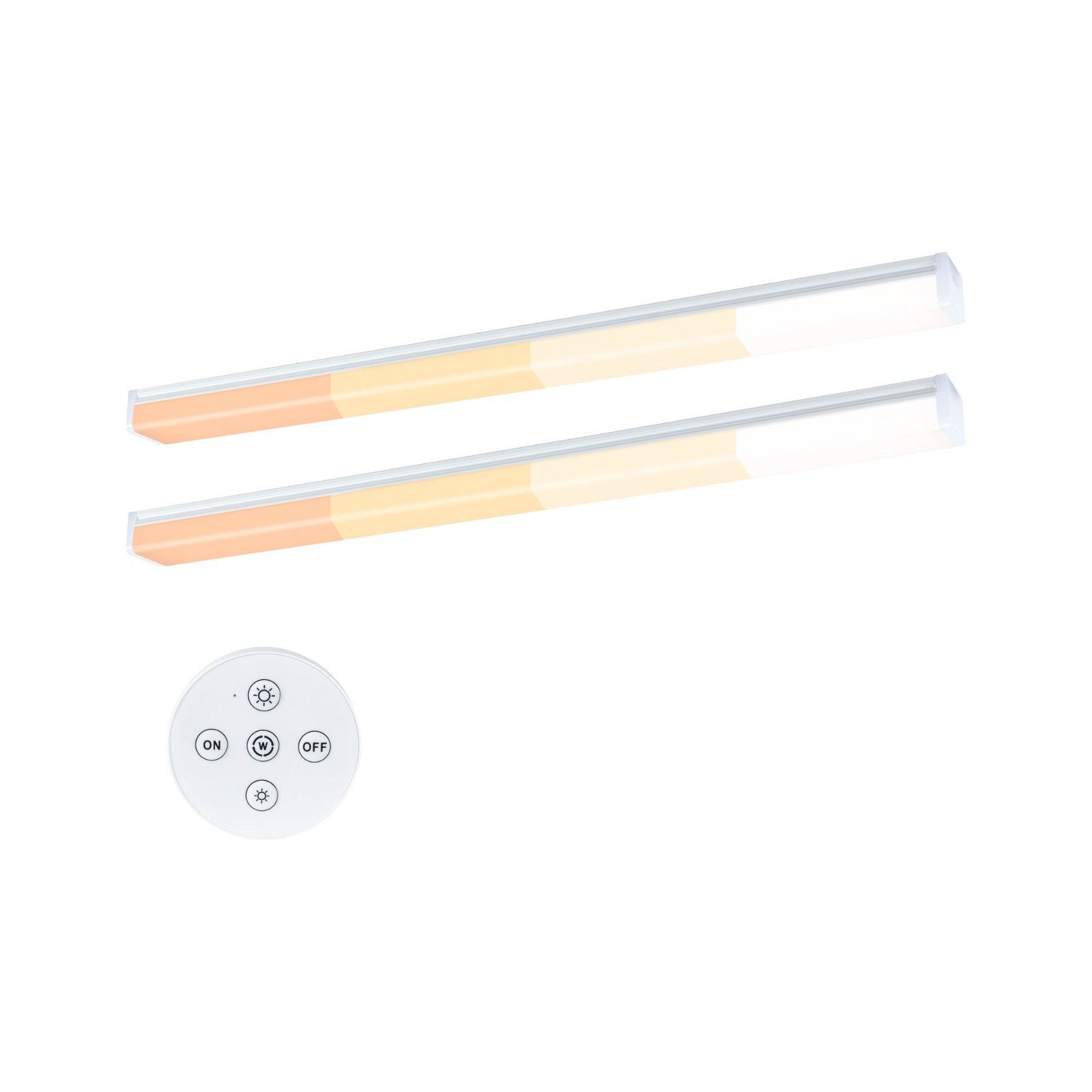 P 92128 LED podskříňkové svítidlo Barreo 2x3,3W 300x22mm 230/24V bílá - PAULMANN