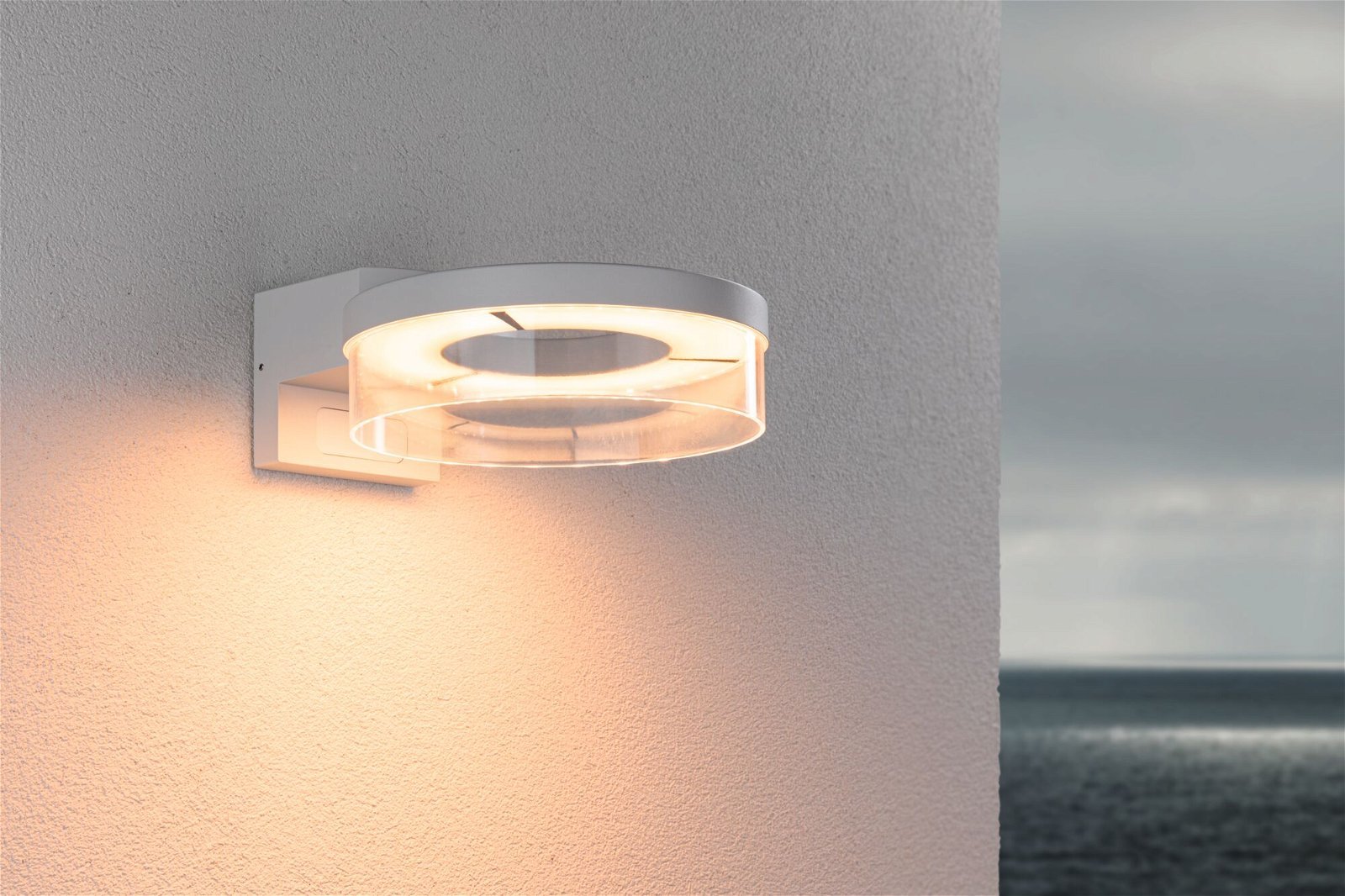 P 93114 LED venkovní nástěnné svítidlo Smart Home Zigbee 3.0 Capea pohybové čidlo neláká hmyz IP44 231mm CCT 12,5W 230V bílá hliník - PAULMANN (obrázek 4)