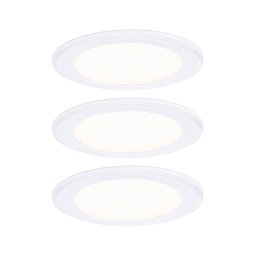Obrázek pro produkt LED vestavná nábytková svítidla 3ks sada kruhové 65mm 3x2,5W 230/12V 3000K bílá - PAULMANN