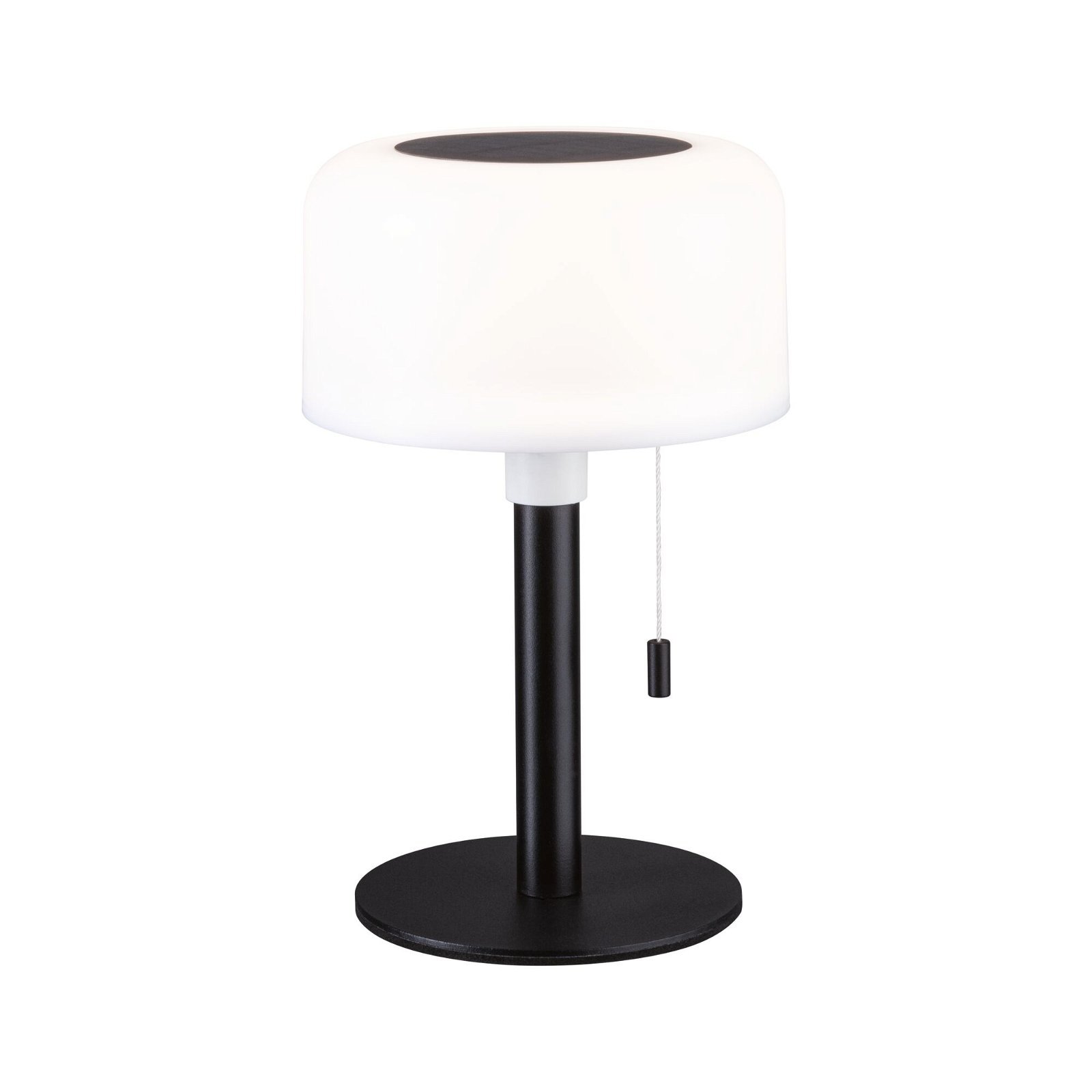 P 94607 Solární nabíjecí bateriové svítidlo Bartja IP44 2700K černá - PAULMANN