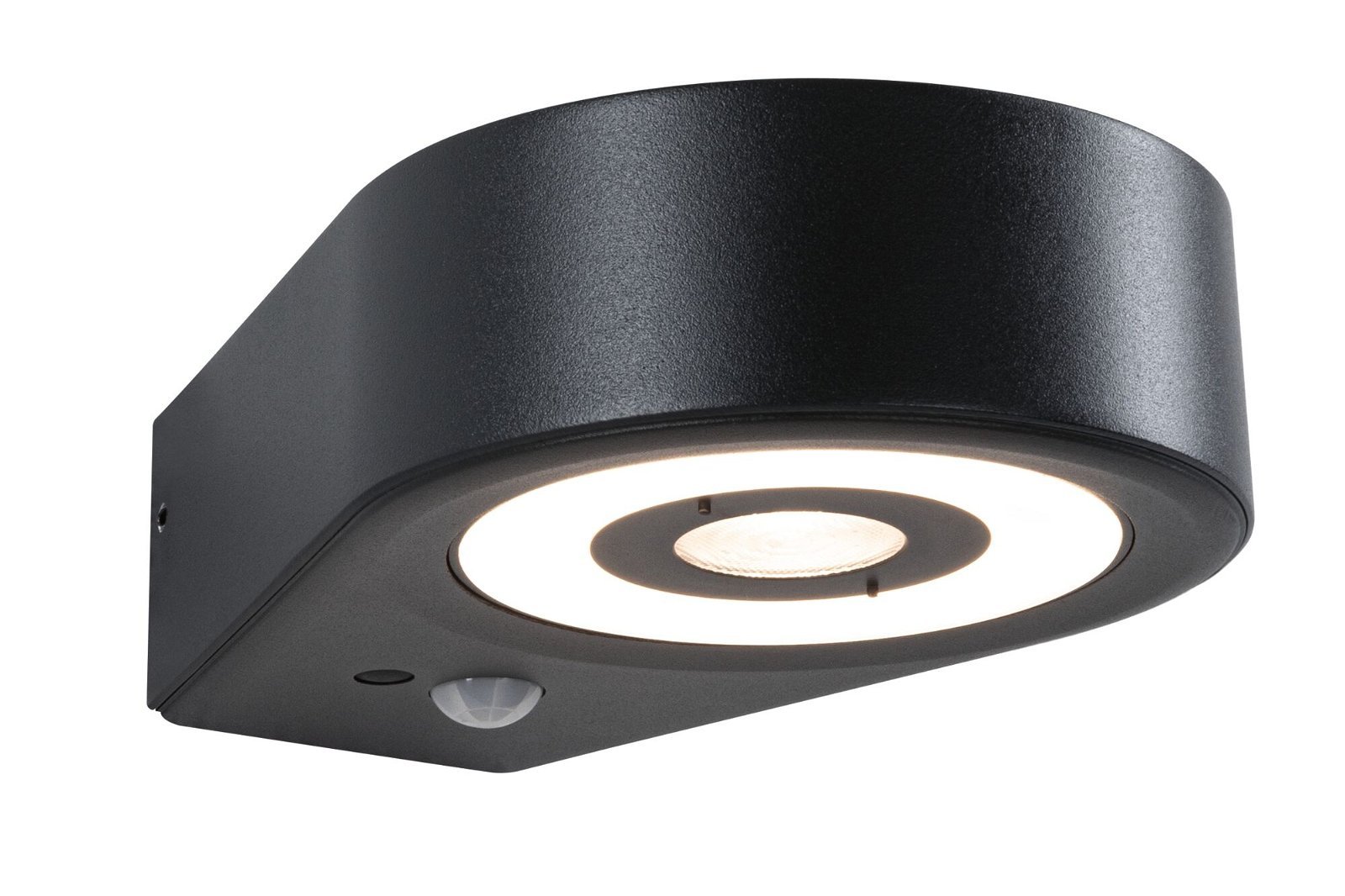 P 94865 LED venkovní nástěnné svítidlo Silma pohybové čidlo IP44 65x186mm 3000K 5,5 / 1x0,7W 230V antracit hliník - PAULMANN