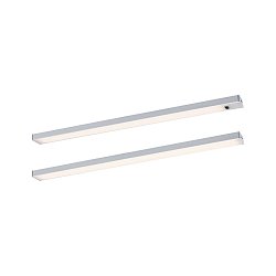 Obrázek pro produkt LED podskříňkové svítidlo Inline 2ks startovací sada 2x4W 350x26mm 24V matný chrom - PAULMANN