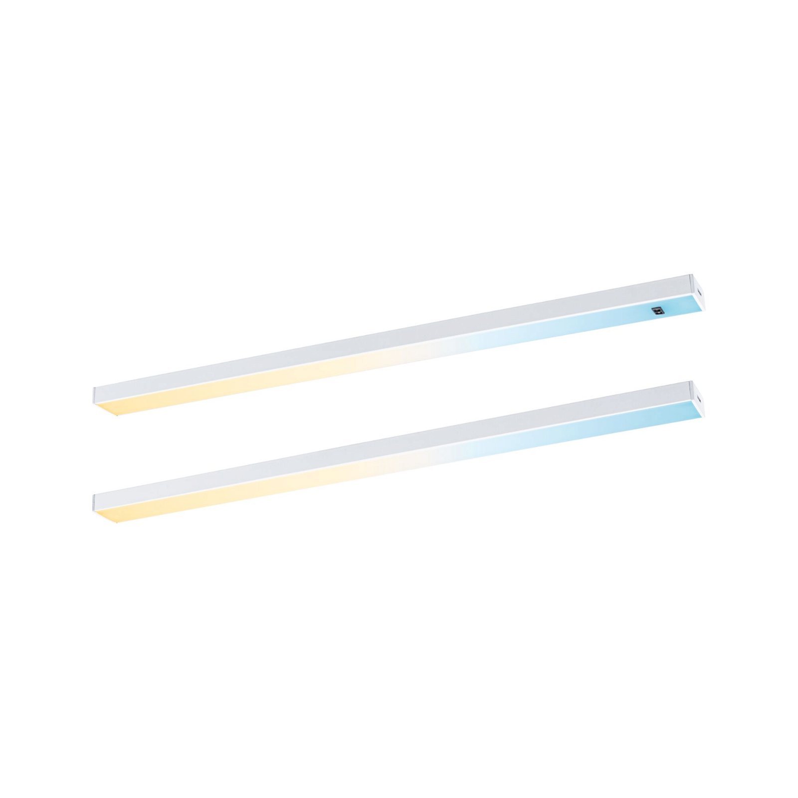 P 98611 LED podskříňkové svítidlo Inline 2ks startovací sada 2x4W 350x26mm 24V bílá mat - PAULMANN