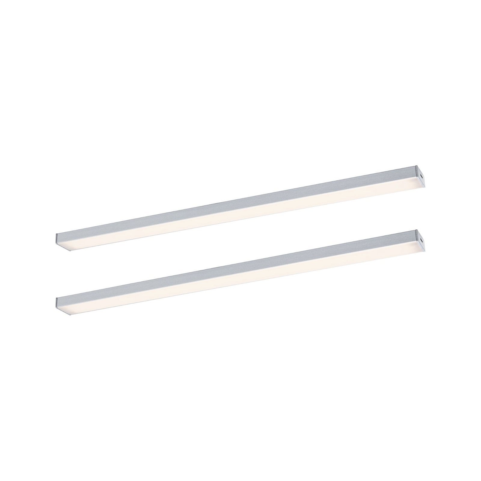 P 98612 LED podskříňkové svítidlo Inline 2x4W rozšiřovací sada 350x26mm 24V matný chrom - PAULMANN