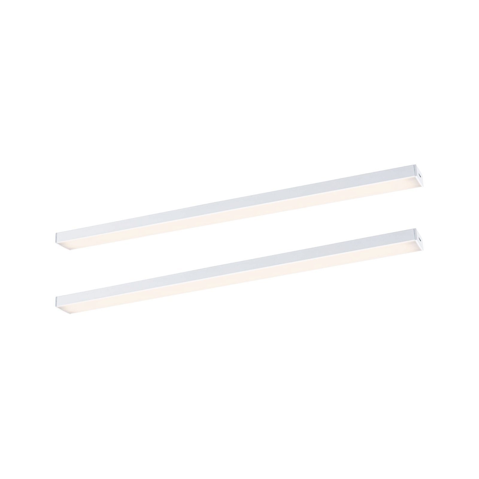 P 98614 LED podskříňkové svítidlo Inline 2x4W rozšiřovací sada 350x26mm 24V bílá mat - PAULMANN