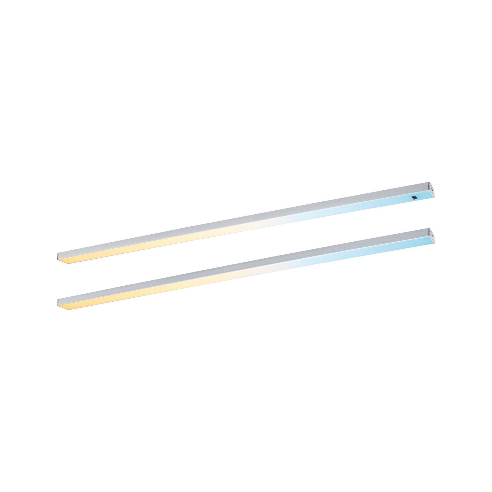 P 98617 LED podskříňkové svítidlo Inline 2ks startovací sada 2x6W 550x26mm 24V matný chrom - PAULMANN