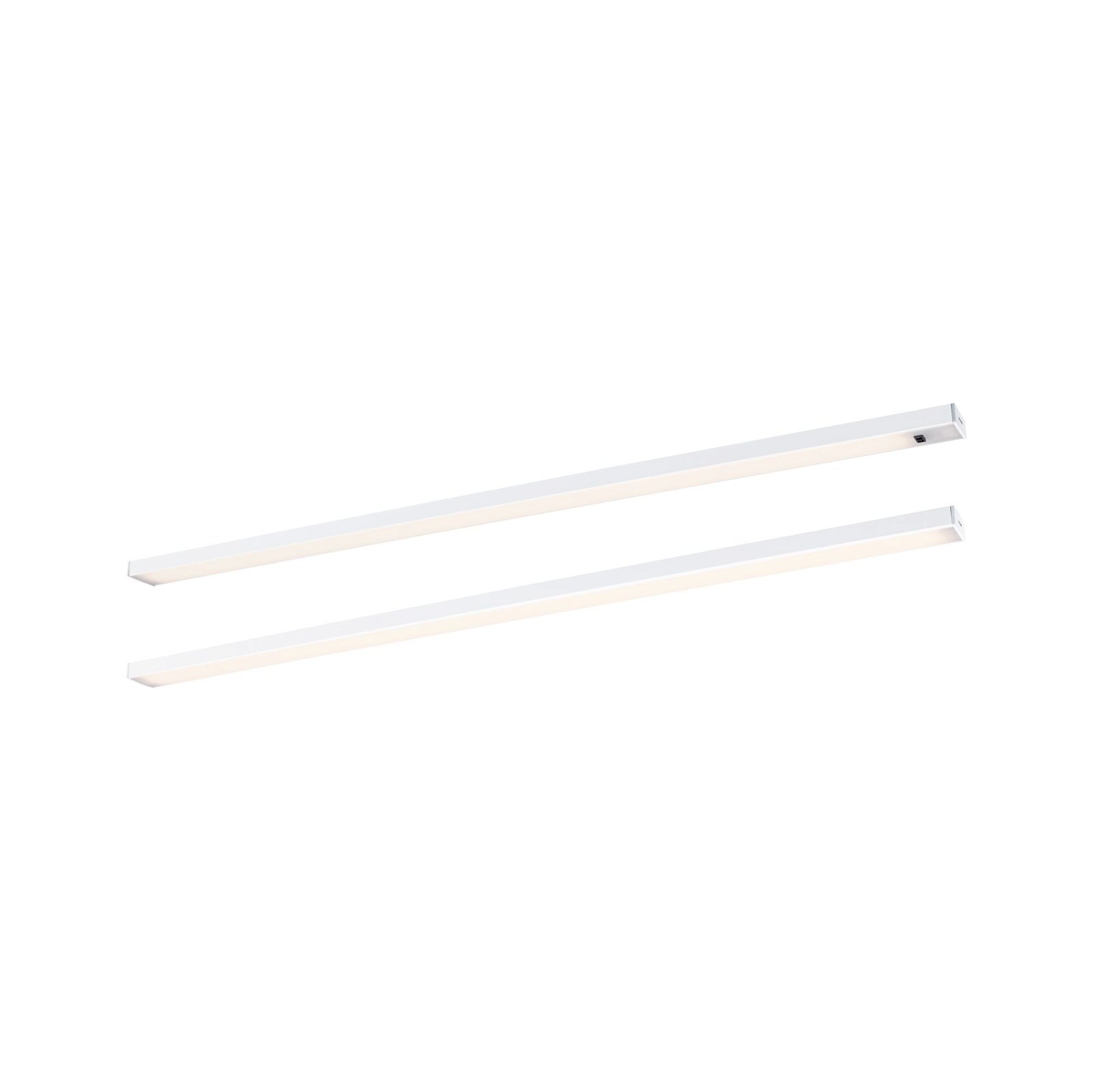 P 98618 LED podskříňkové svítidlo Inline 2ks startovací sada 2x6W 550x26mm 24V bílá mat - PAULMANN
