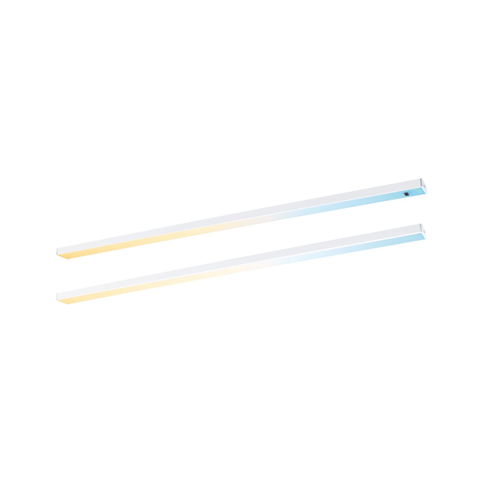 P 98619 LED podskříňkové svítidlo Inline 2ks startovací sada 2x6W 550x26mm 24V bílá mat - PAULMANN